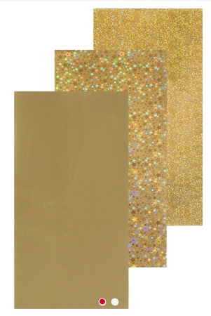 Knorr Prandell Wachsplatten Mix Hologramm gold sortiert