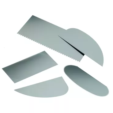 Spachtelset, Metall, 5-teilig
