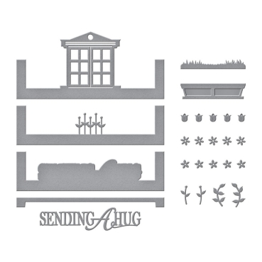 Spellbinders Picture Perfect Window Scene Etched Dies