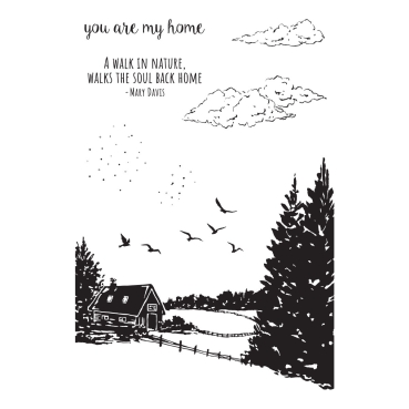 Spellbinders Create a Scene Silhouette Clear Stamp