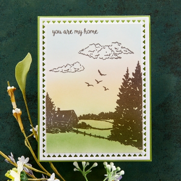 Preview: Spellbinders Create a Scene Silhouette Clear Stamp