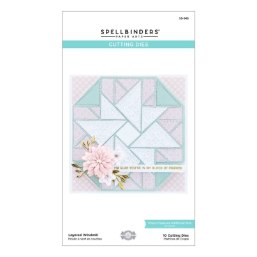 Preview: Spellbinders Layered Windmill Etched Dies