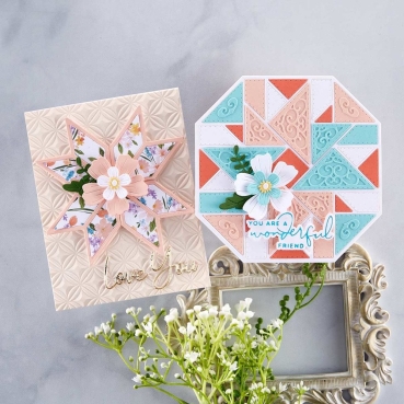 Spellbinders Layered Windmill Etched Dies