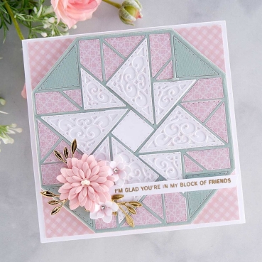 Spellbinders Layered Windmill Etched Dies