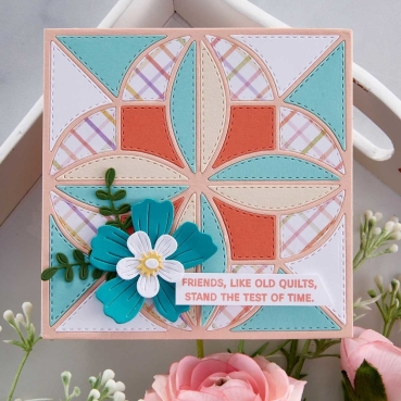 Spellbinders Patchwork Petals Etched Dies