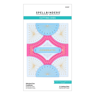 Preview: Spellbinders Stitched Fan Cardfront Etched Dies