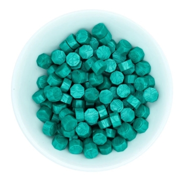 Preview: Spellbinder Wax Beads 100 Stück Teal
