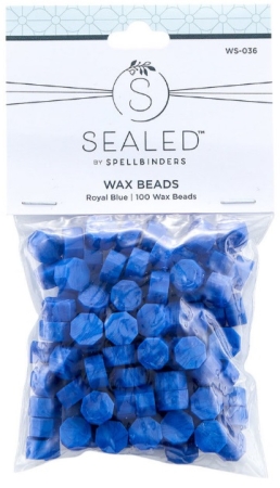 Spellbinder Wax Beads 100 Stück Royal Blue