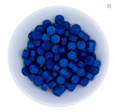 Preview: Spellbinder Wax Beads 100 Stück Royal Blue