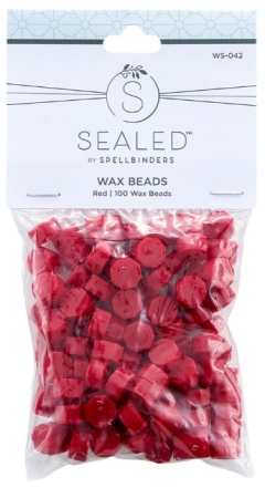 Spellbinder Wax Beads 100 Stück Red