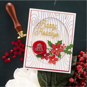 Preview: Spellbinder Wax Beads 100 Stück Red