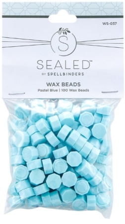 Spellbinder Wax Beads 100 Stück Pastel Blue