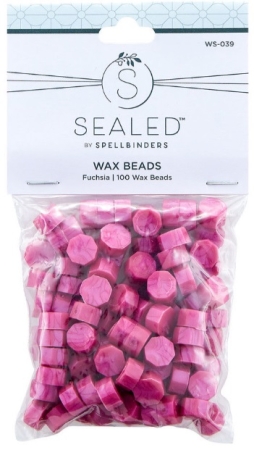 Spellbinder Wax Beads 100 Stück Fuchsia