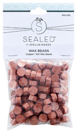 Spellbinder Wax Beads 100 Stück Copper