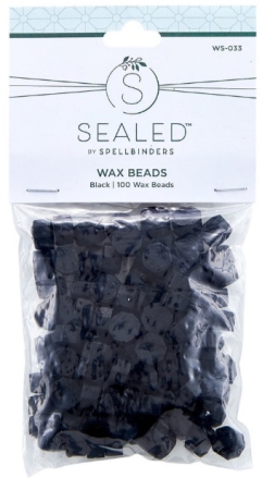 Spellbinder Wax Beads 100 Stück Schwarz