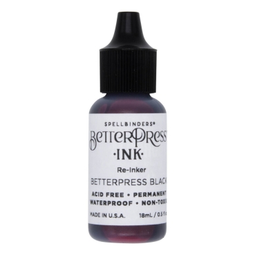 Spellbinder Better Press Ink Reinker Black