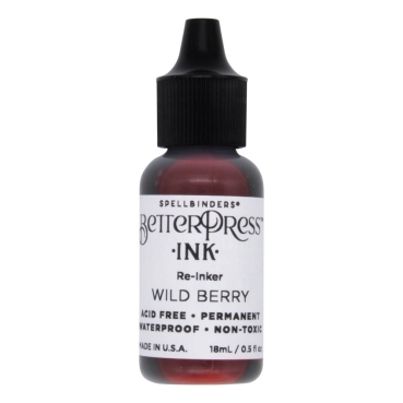 Spellbinder Better Press Ink Reinker Wild Berry