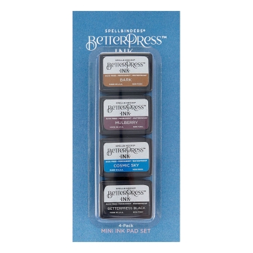 Spellbinders Better Press Ink Regal Tones Mini Set mit 4 Farben