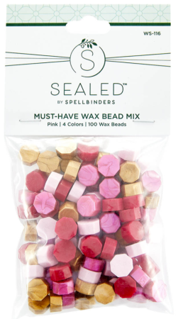 Spellbinders Wax Beads Mix Pink