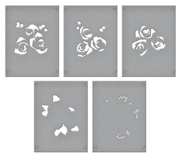 Preview: Spellbinders Garden Party Stamp & Die & Stencil Bundle