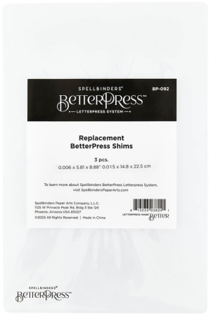 Spellbinders Better Press Replacements Shims