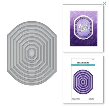 Preview: Spellbinders Mirrored Arch Labels Etched Dies