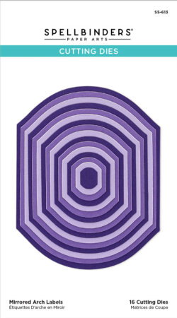 Preview: Spellbinders Mirrored Arch Labels Etched Dies