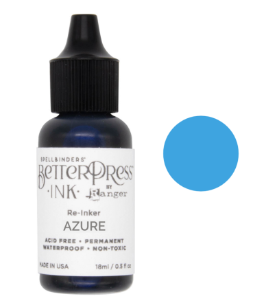 Spellbinder Better Press Ink Reinker Azure