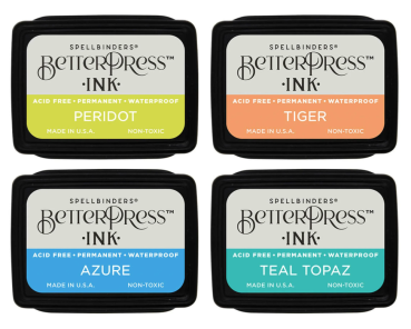Preview: Spellbinders Better Press Ink Tropical Mini Set