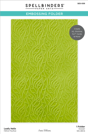 Preview: Spellbinders Leafy Helix Embossing Folder
