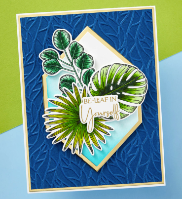 Spellbinders Leafy Helix Embossing Folder