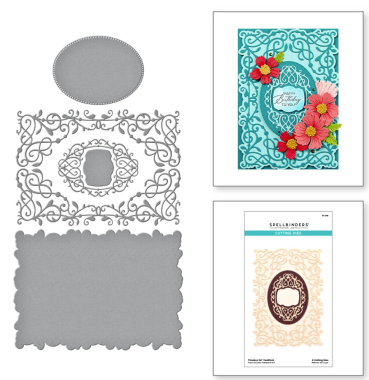 Preview: Spellbinders Timeless Cardfront Etched Dies