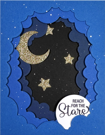 Preview: Spellbinders Tunnel Clouds Etched Dies