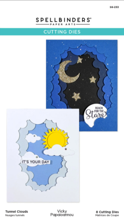 Preview: Spellbinders Tunnel Clouds Etched Dies