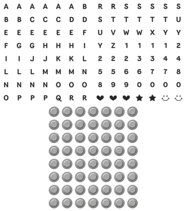 Preview: Spellbinders Bestie Alphabet Beads Press Plate 6 Die Set