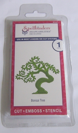 Spellbinders Shapeabilities Die D-Lites Bonsai Tree