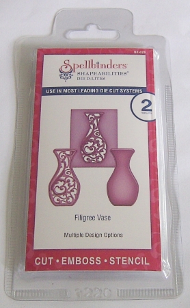 Spellbinders Shapeabilities Die D-Lites Filigree Vase