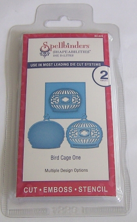 Spellbinders Shapeabilities Die D-Lites Bird Cage One