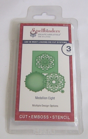 Spellbinders Shapeabilities Die D-Lites Medallion Eight