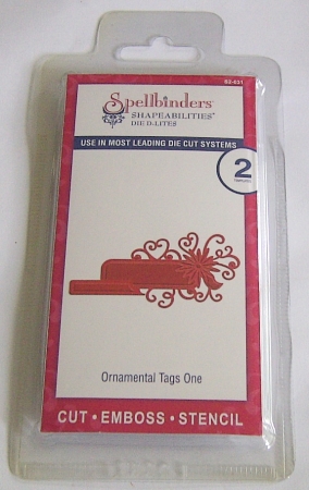 Spellbinders Shapeabilities Die D-Lites Ornamental Tags One