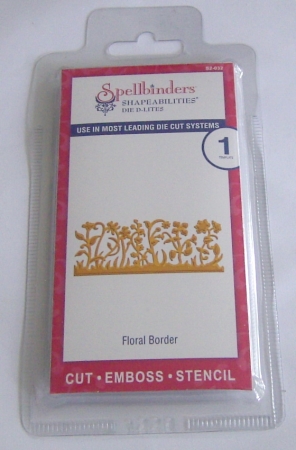 Spellbinders Shapeabilities Die D-Lites Floral Border