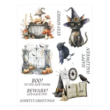 Preview: Spellbinders Simply Made Rub-On Sheets Stay Spooky