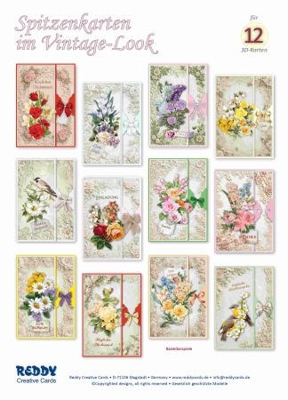 Reddy Cards Spitzenkarten im Vintage-Look