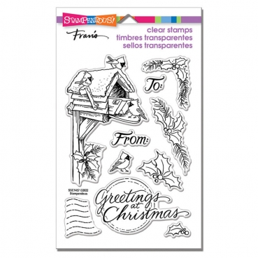 Stampendous Mailbox Birdies Perfectly Clear Stamps