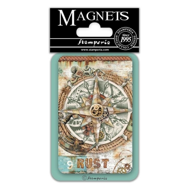 Stamperia Magnet 8 x 5.5 cm Compass
