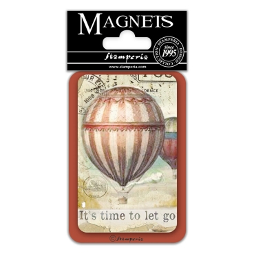 Stamperia Magnet 8 x 5.5 cm Hot Air Balloon