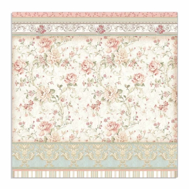 Preview: Stamperia Doppelseitiges Papier Feathers