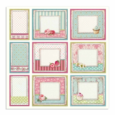 Preview: Stamperia Doppelseitiges Papier Cakes