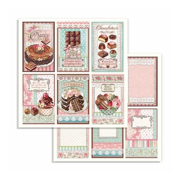 Stamperia Block Small mit 10 doppelseitig bedruckten Papieren Sweety