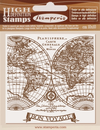 Stamperia Natural Rubber Stamp Voyages Fantastiques